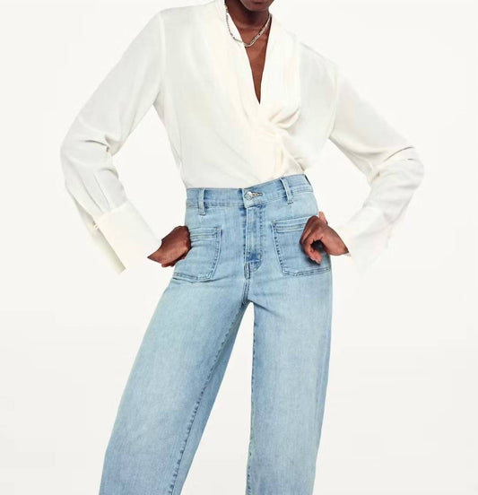 Frame - Shawl Collar Blouse