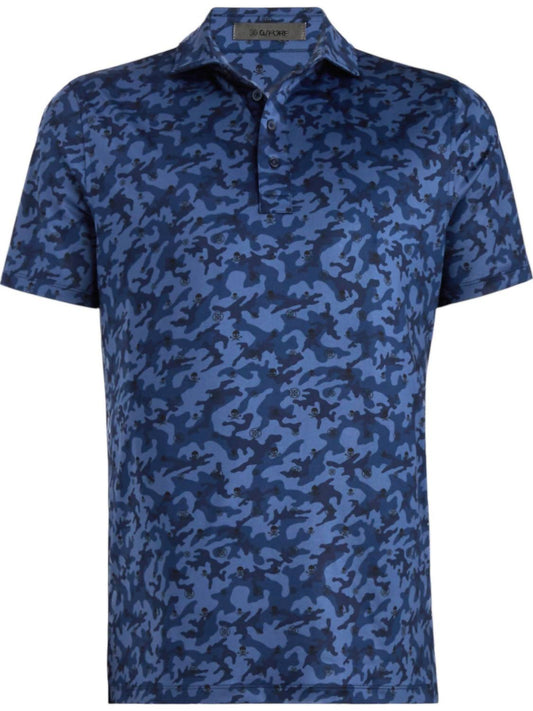 G/Fore - Mapped Icon Camo Tech Jersey Polo Shirt