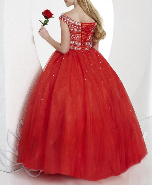 Tiffany Princess - Girls Full Tulle Skirt Dress