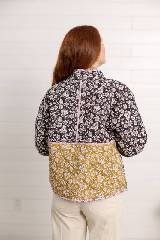Mystree - Mixed Media Quilted Jacket