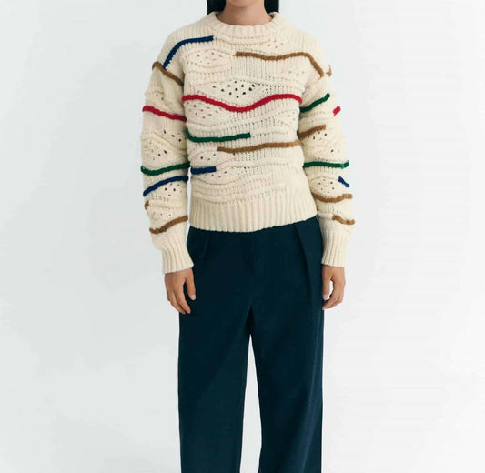 Thinking Mu - Candela Macarame Wool Sweater