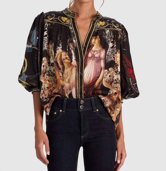 Alice + Olivia - Cora Button Down Blouse