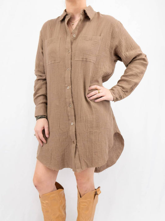 Mittoshop - Not Your Bf's Sleeve Mini Dress