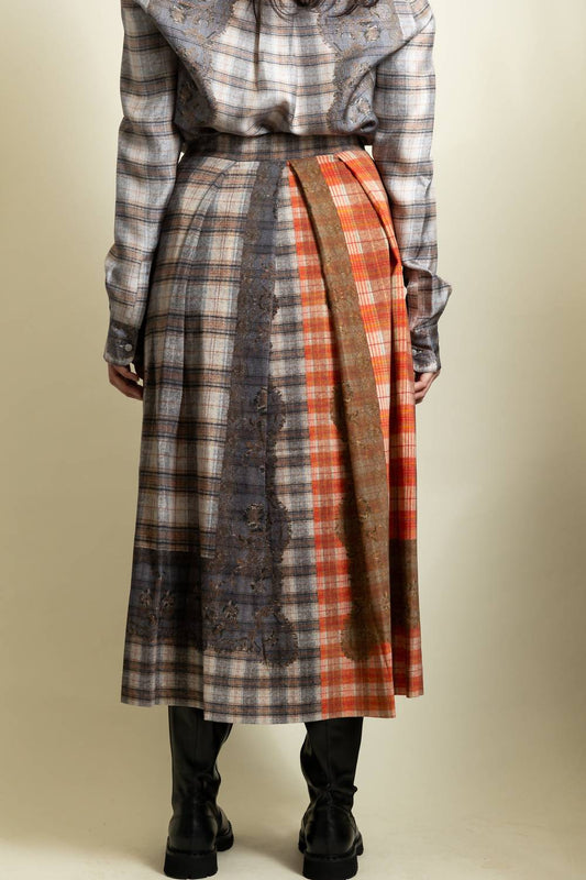 Pierre-Louis Mascia - Lace Plaid Skirt