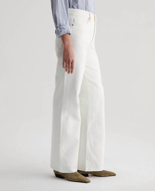 Ag Jeans - Kora Wide Leg Raw Hem Jeans