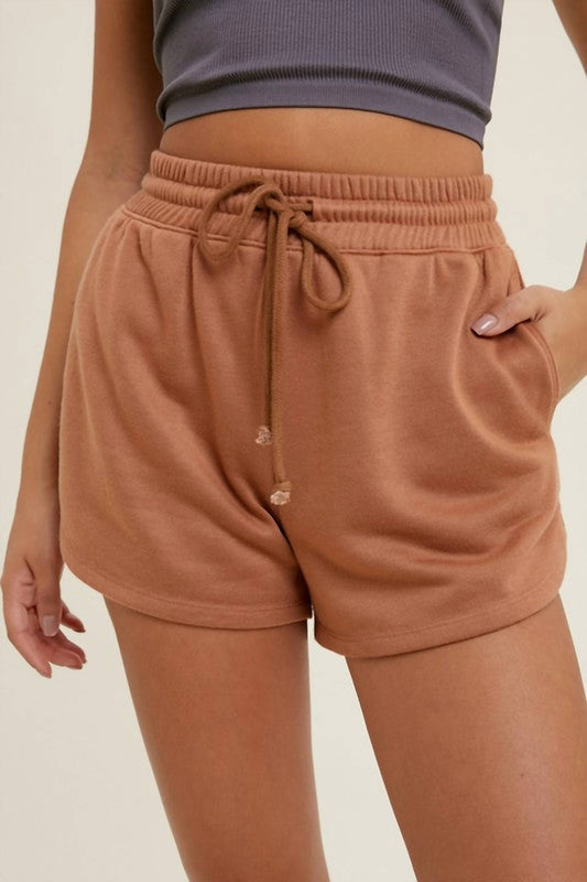 Wishlist - French Terry Dolphin Hem Shorts