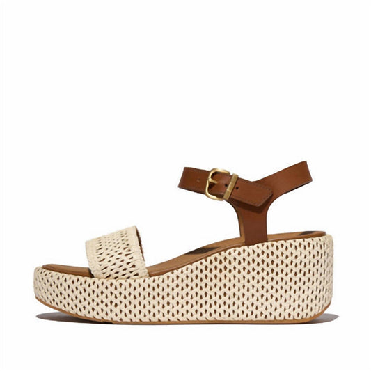 Fitflop - Women's Platforms Woven Wedge Ankle-strap Sandals