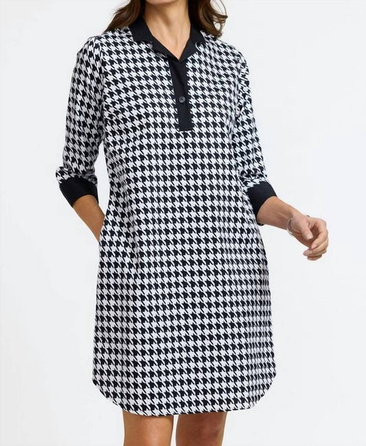 Foxcroft - SLoane Classic Houndstooth 3/4 Dress