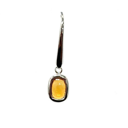 Aamiaa - Color Candy Collection Earrings With 6x4 Cushion-cut Citrine