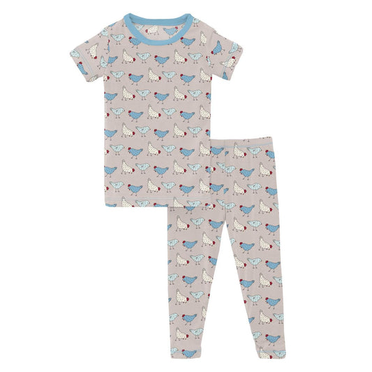 Kickee - Kid's Short Sleeve Pajama Set