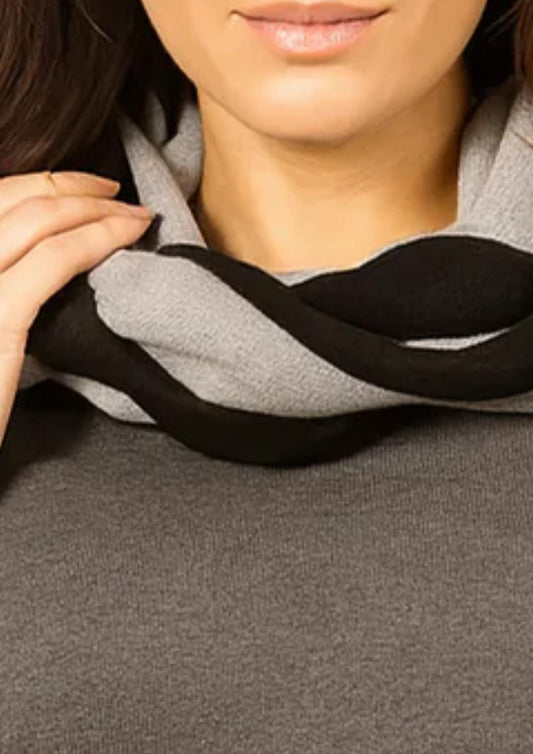 Angel Apparel - Striped Infinity Scarf