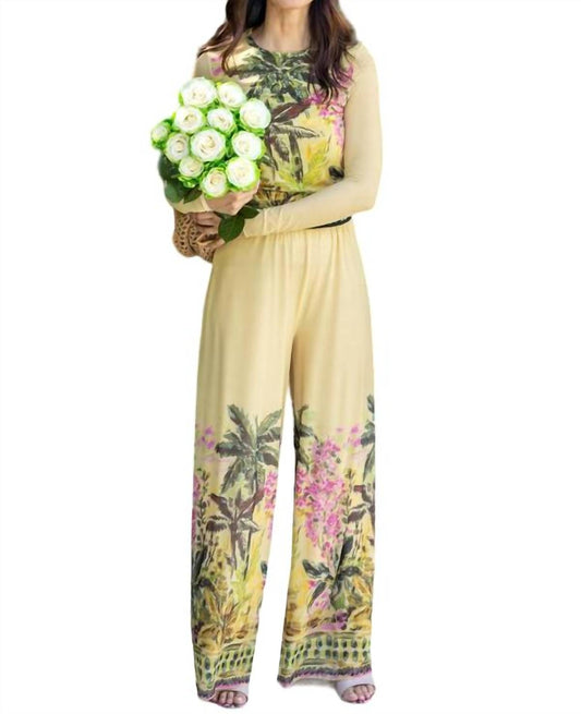 Petit Pois By Viviana G - Palms Pull on Trousers