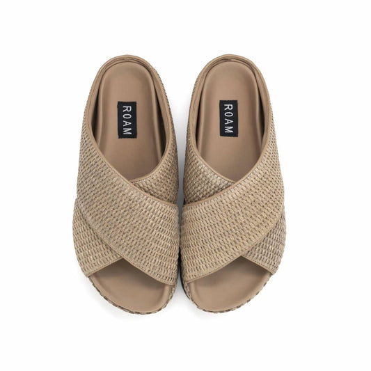 Roam - Women's Cross Stack Raffia Sandals