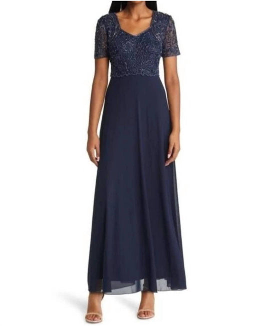 Pisarro Nights - Beaded Bodice A-line Gown