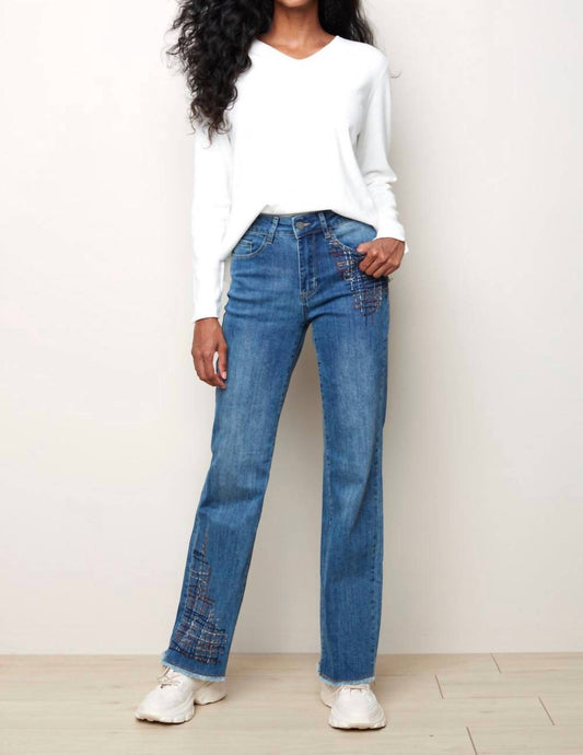 Charlie B - Multicolor Stitching Jeans