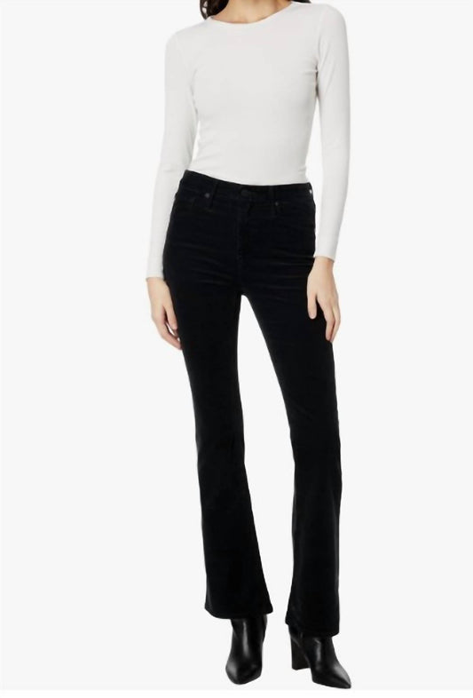 Ag Jeans - Farrah Boot High Rise Black Corduroy