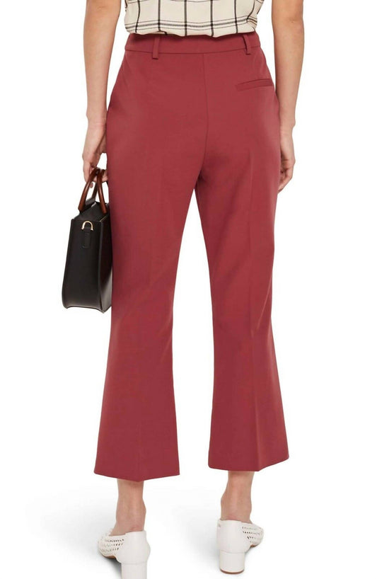 Topshop - Slim Kick Flare Cropped Trousers