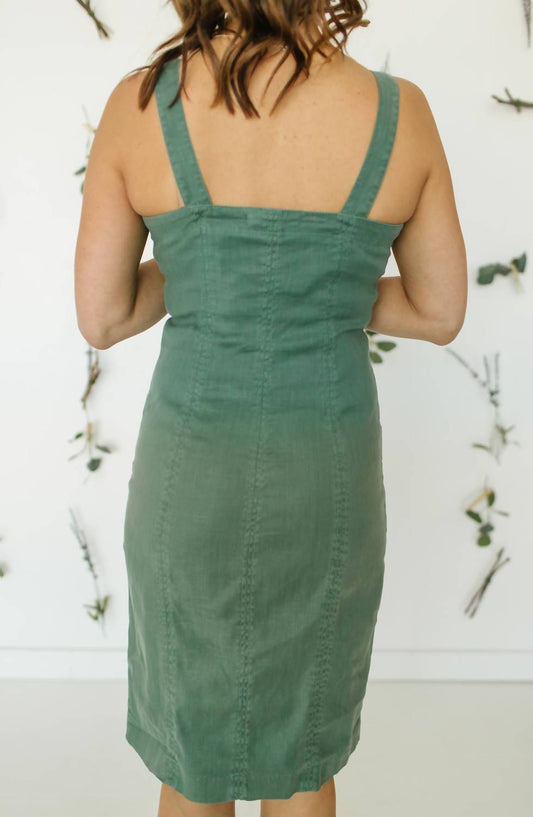 Amelia Seamed Tencel Dress