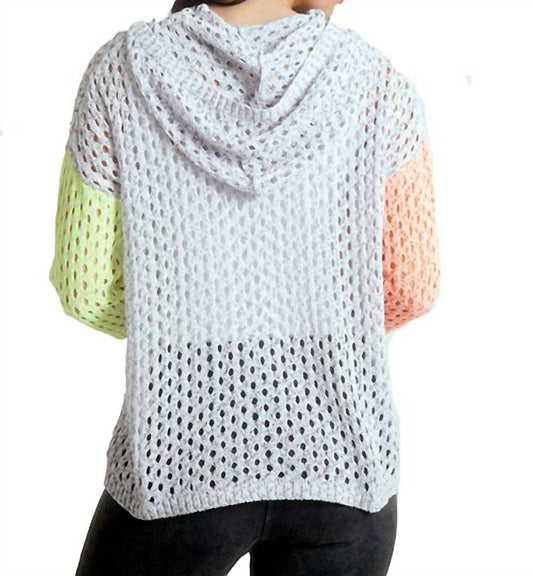 Daisy Bubbles Crochet Zip Cardigan