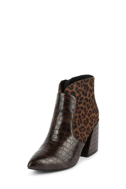 Jeffrey Campbell - Women's Bentlee Calf Hair Cheetah Print Leather Boots