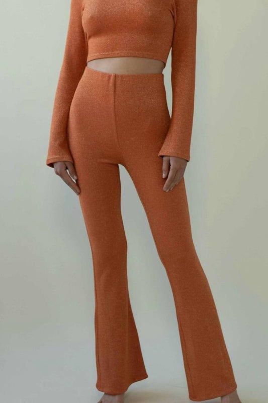 Montce - High-waisted Flair Pant