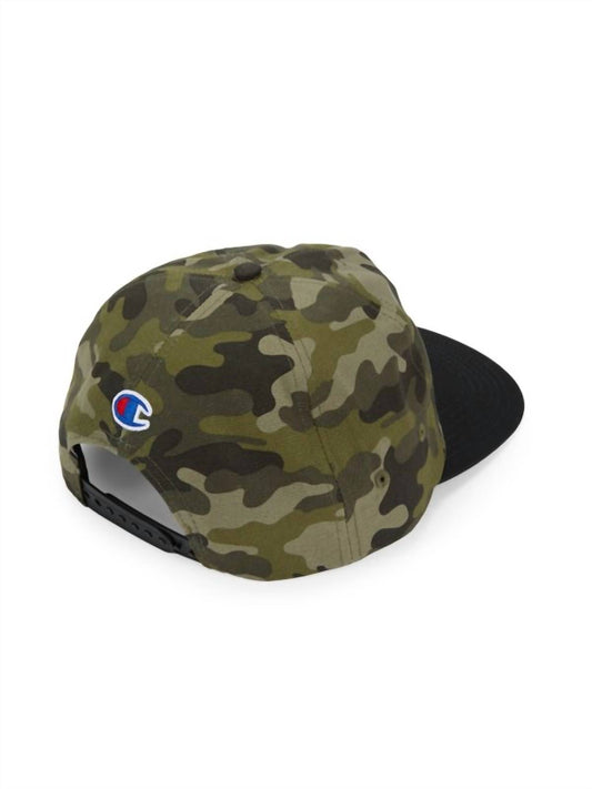 Champion - Camo Snapback Baseball Cap