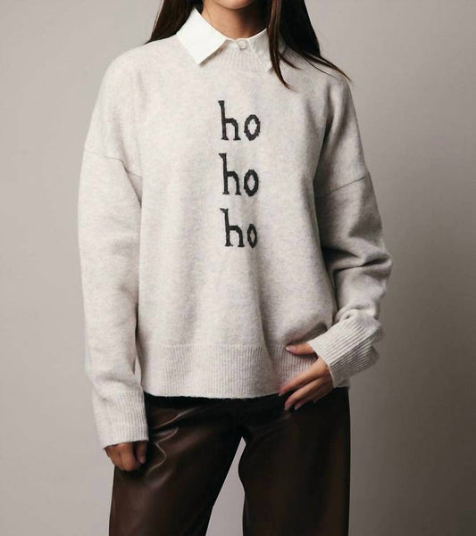 Sunday Edition - Crew Neck Ho Ho Ho Sweater