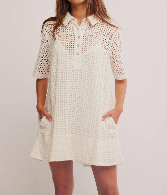 Free People - Remino Eyelet Mini Dress