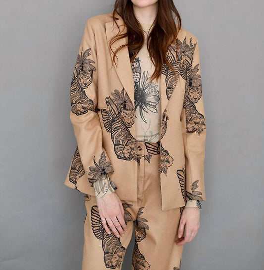 Las Sureñas - Toile De Jouy Wool Blazer