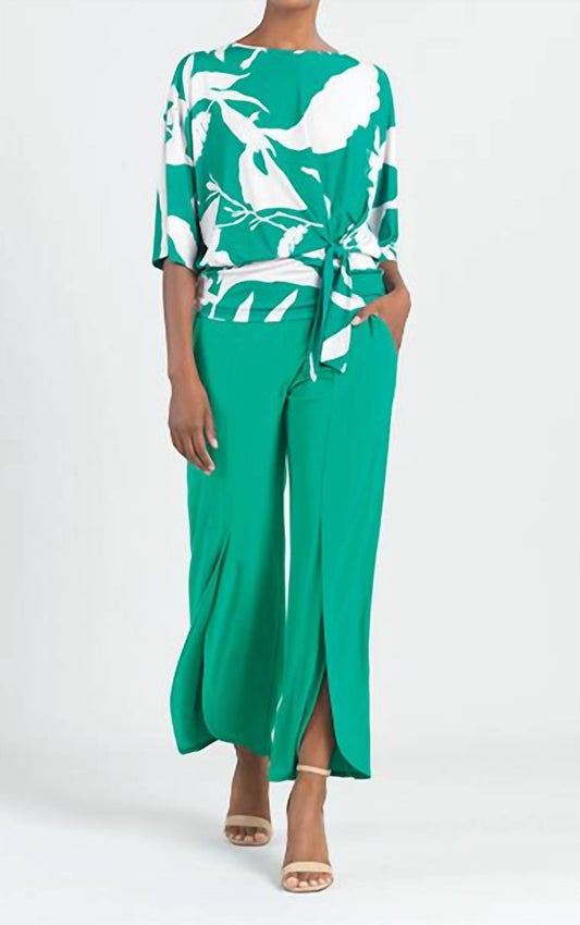 Clara Sunwoo - Soft Knit Side Tie Top