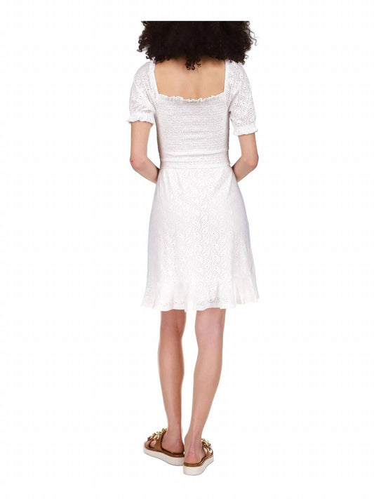 Michael Kors - Peasant Logo Plate Dress