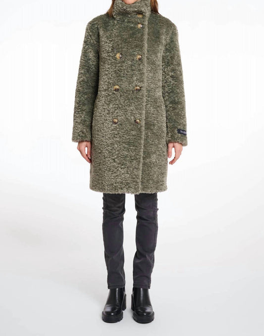 Rino & Pelle - Ena Faux Fur double breasted Coat