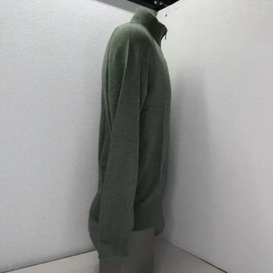 Brooks Brothers - Men's Half Zip Pullover Combed Cotton Sweater