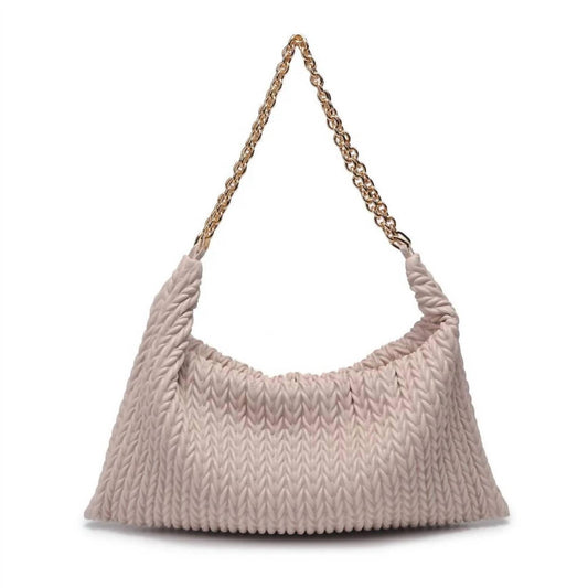 Urban Expressions - Vegan Leather Woven Shoulder Bag
