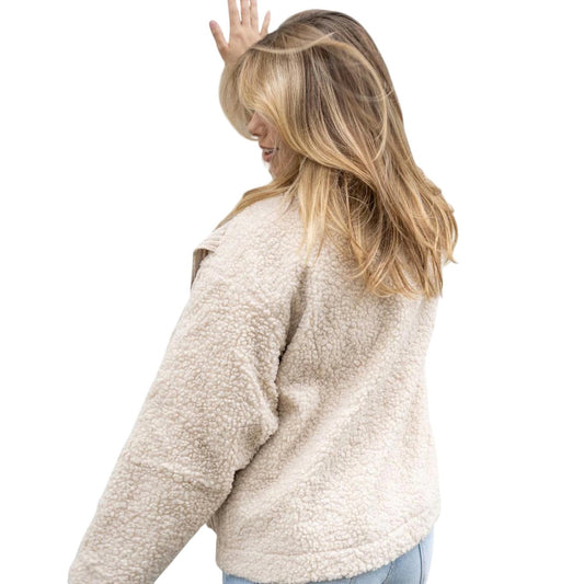 Aemi + Co - Sydney Sand Colored Mixed Corduroy Jacket