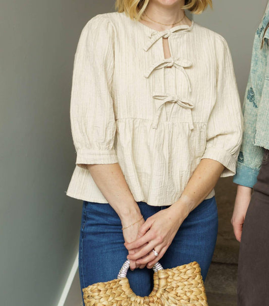 Allie Rose - Sydney Bow Detail Top