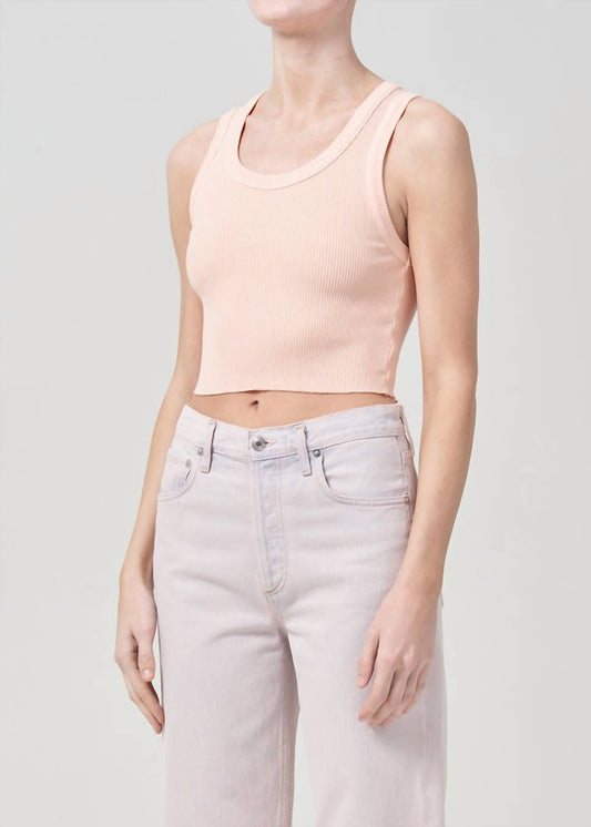 Agolde - Cropped Poppy Tank Top