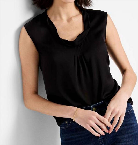 Nic + Zoe - Satin Chiffon Layer Top