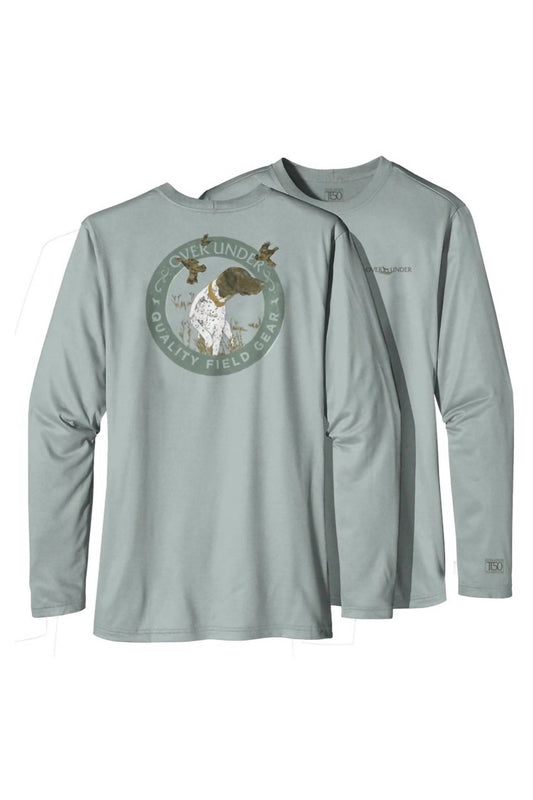 Over Under - Men's Pointer Hunting Quail Long Sleeve Tee