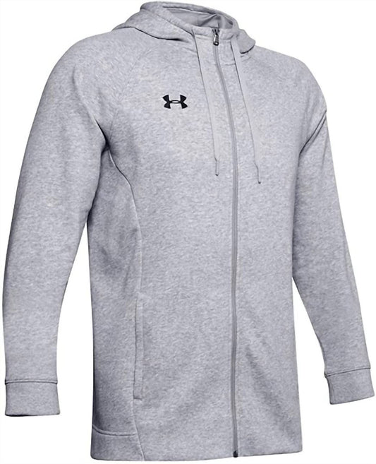 Under Armour - Men's Hustle Fleece Full Zip Hooded Sweatshirt