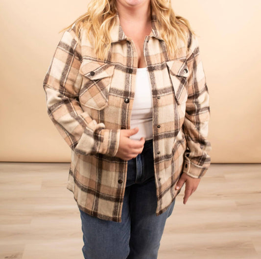 Michelle Mae - Element Plaid Shacket