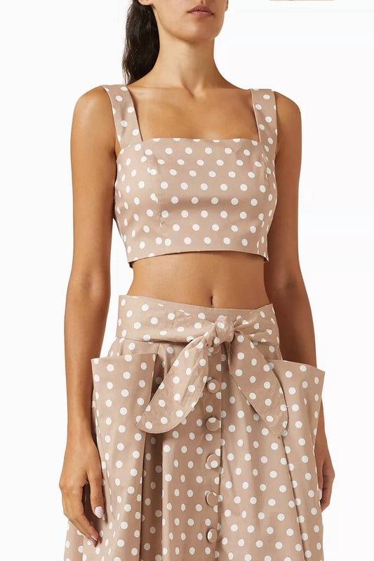 No Pise La Grama - Sotavento Cropped Top