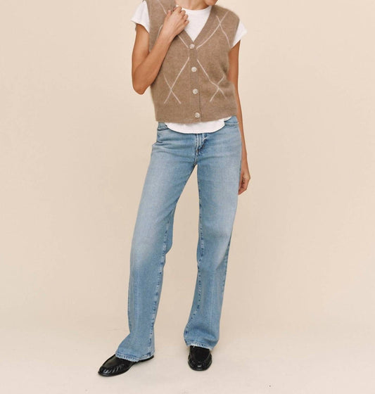 Bella Dahl - Women's Cashmere Argyle Vest