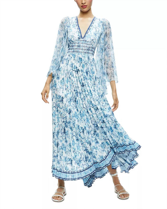 Alice + Olivia - Sunburst Maxi Dress