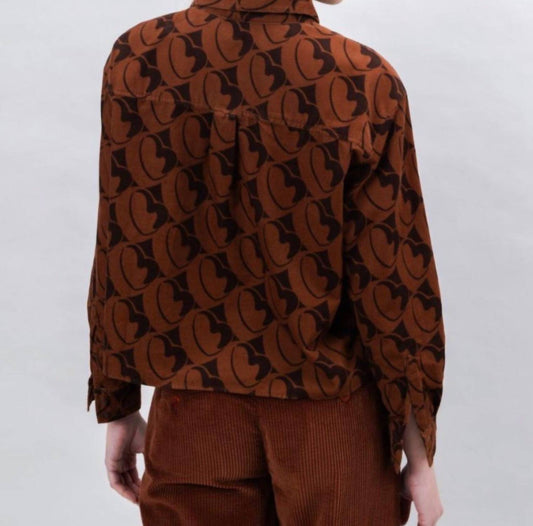 Brava - Women's Bombon Babycord Boxy Button Down