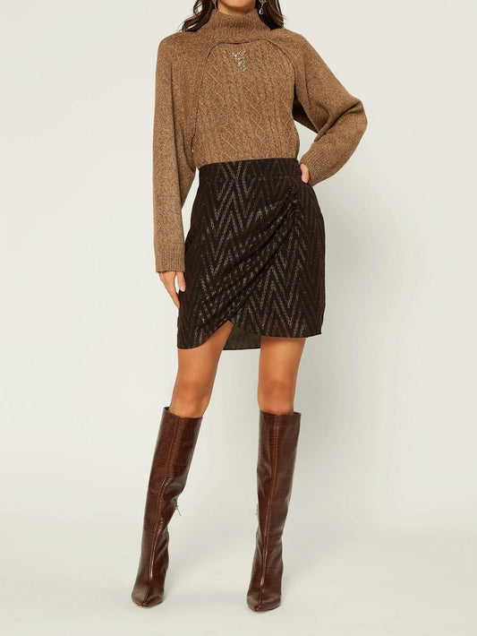 Zig Zag Shimmer Skirt