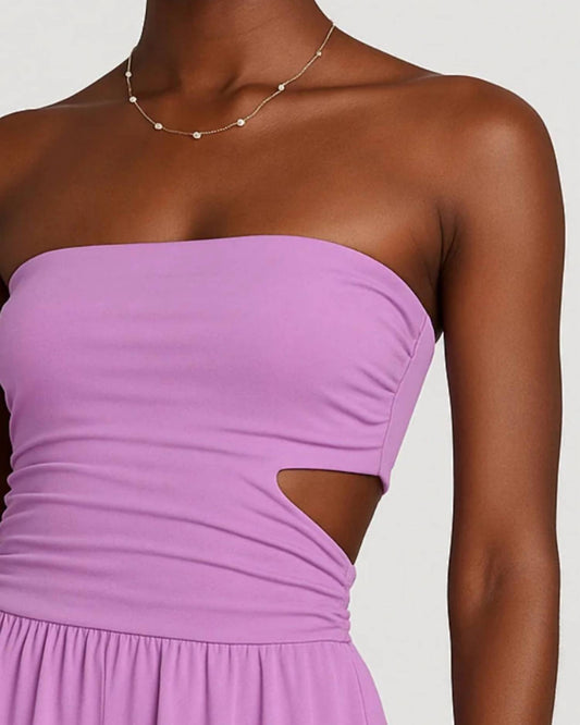 Susana Monaco - Tube Cut Out Gathered Romper