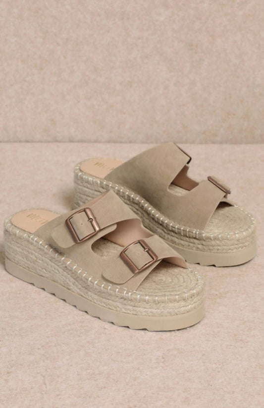 Miim - Women's Hazel Double Buckle Chunky Platform Sandals