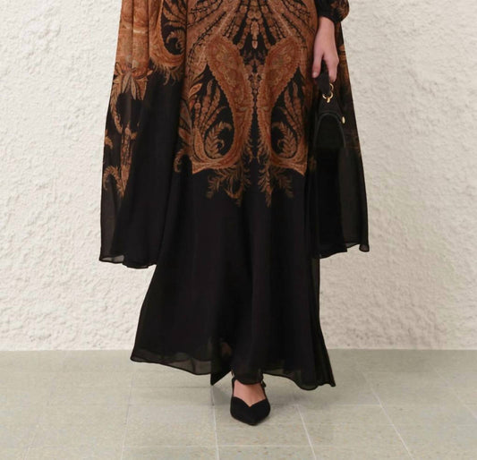 Zimmermann - Hypnotic Caped Maxi Dress