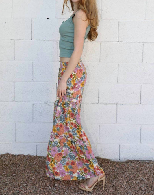 Angie - Mable Floral Palazzo Pants